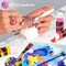 Iridescent Acrylic Paint Set with 12 Brushes, 24 Colors (59ml, 2oz), for Artists, Kids, Beginners